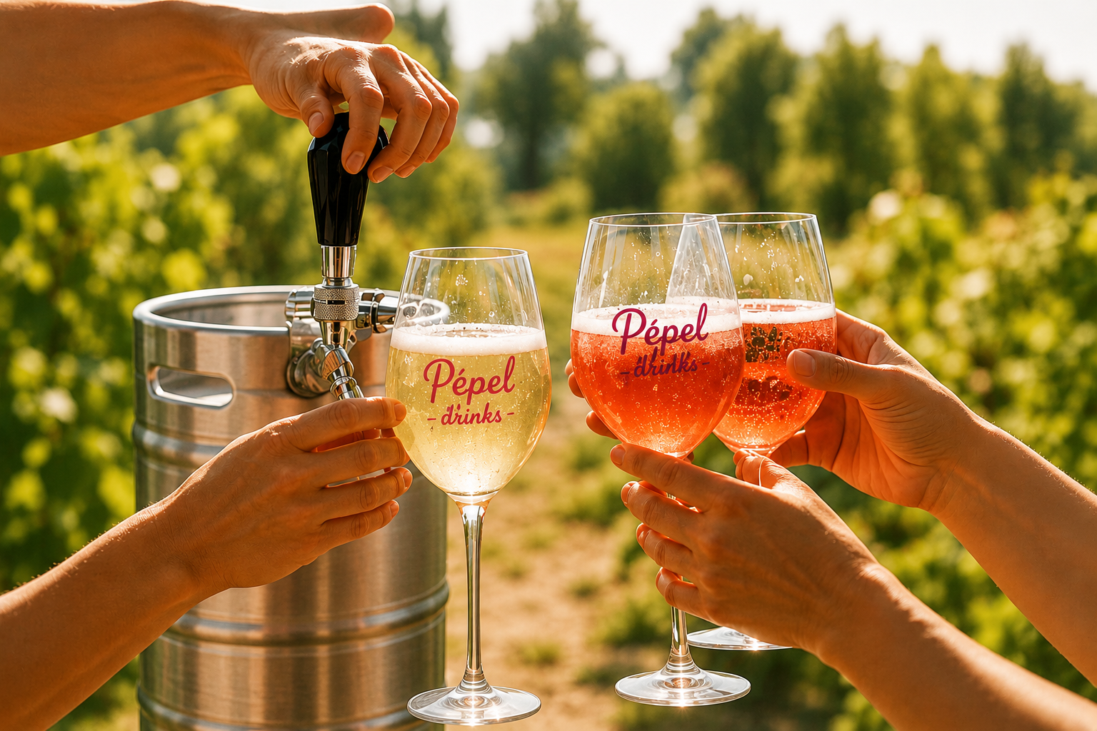 Partager un verre de Pépel Drinks